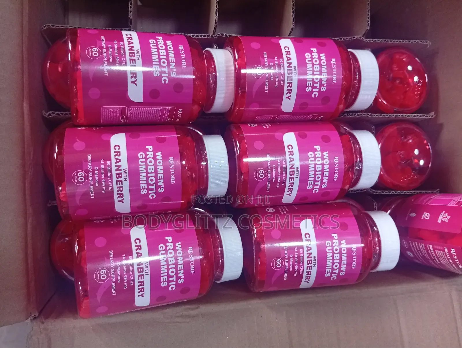Restore: Women Probiotic Gummies With Cranberry