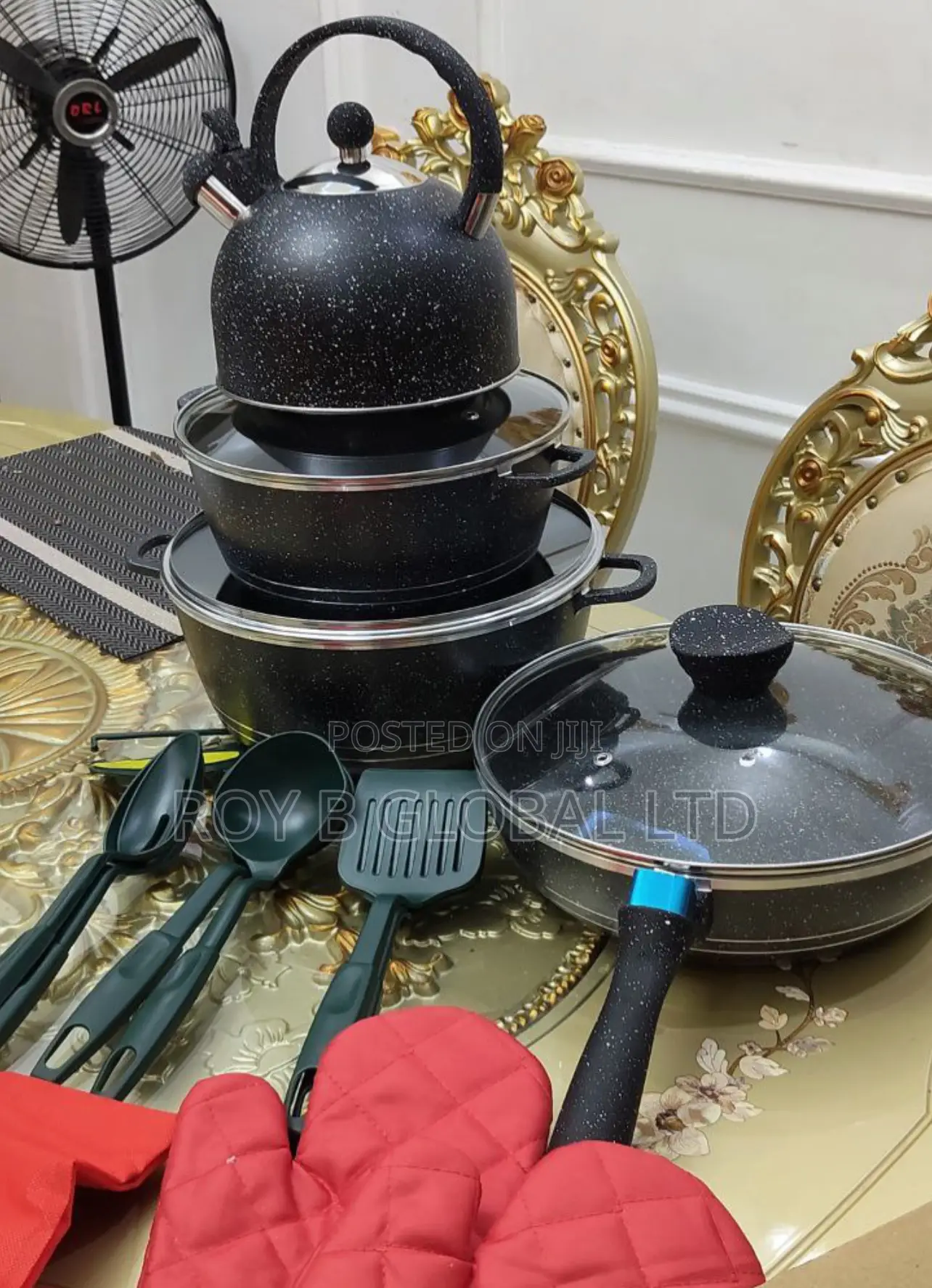 15pcs Non Stick Pot Set