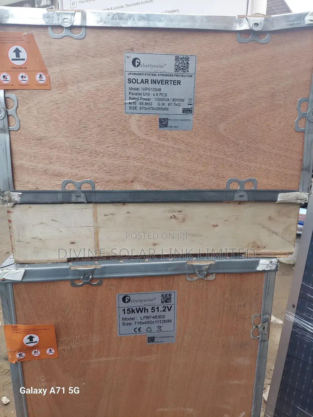 10kva Felicity Inverte 15kwh Lithium Battery 12piecs of 650w Panels