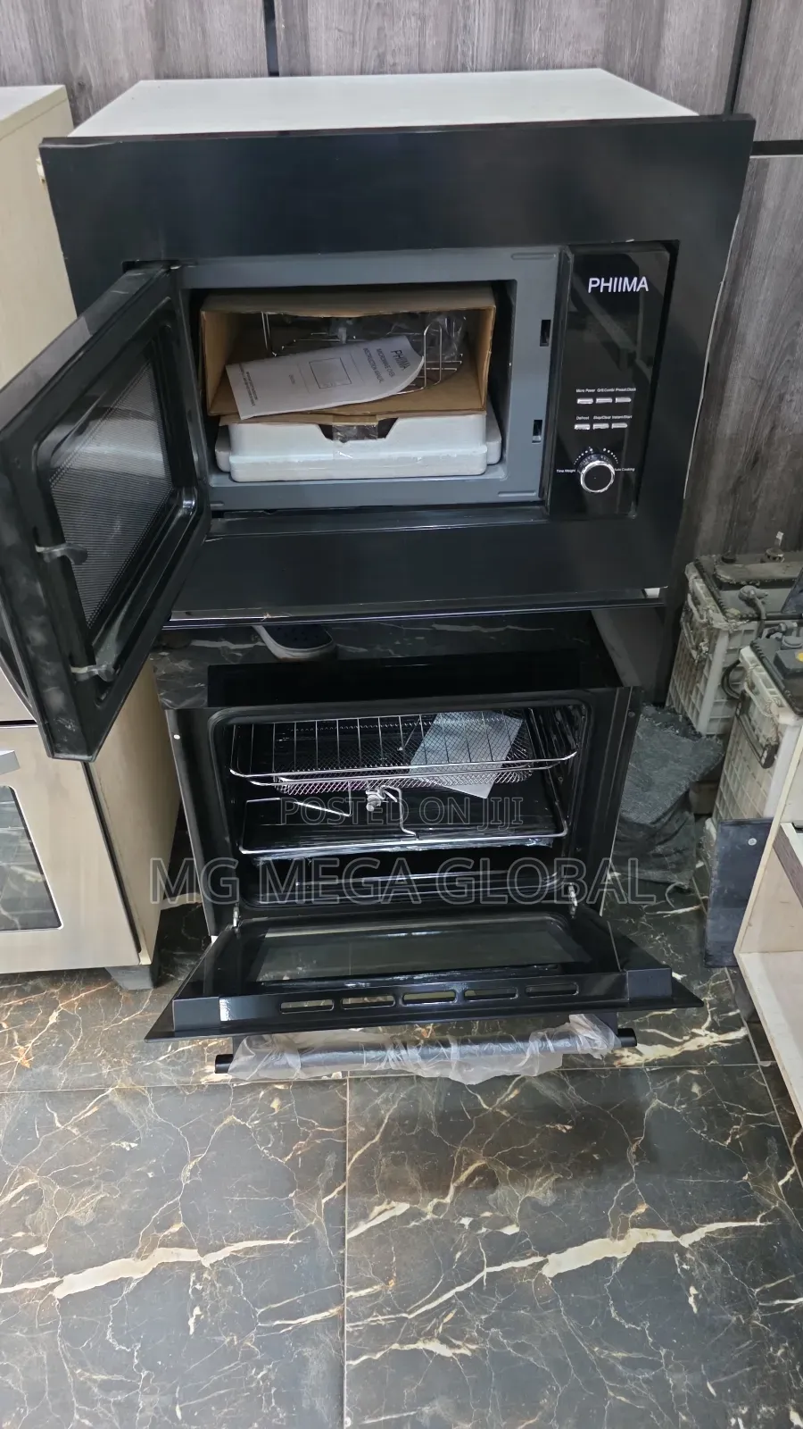Phima Built in Digital Microwave Oven Up/Down Together