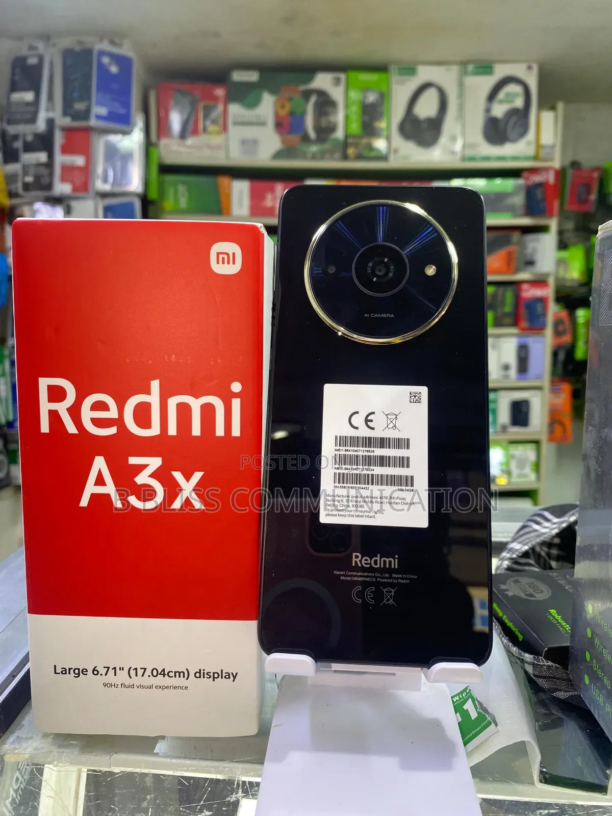 New Xiaomi Redmi A3 64 GB Black