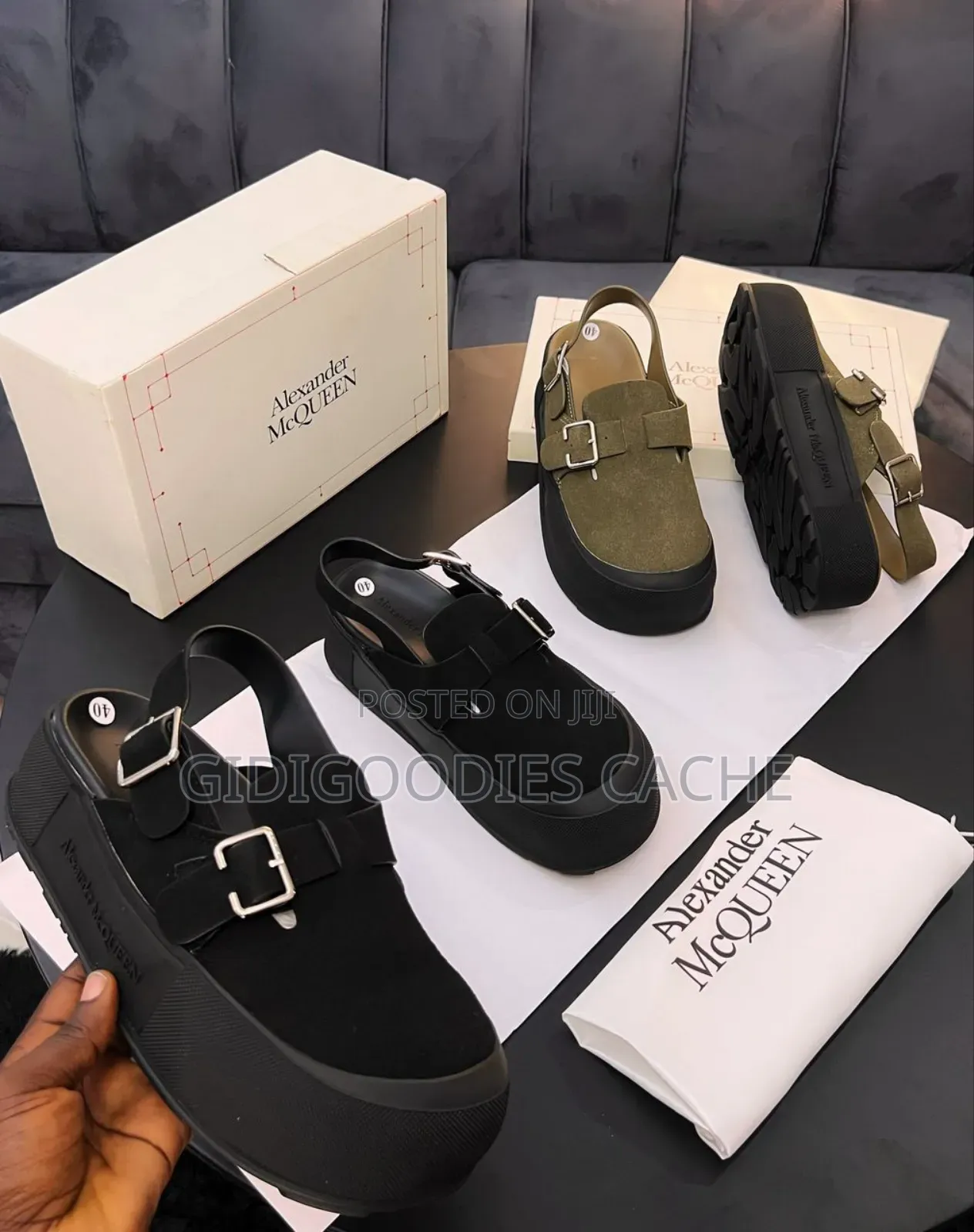 Alexander McQueen Closed-Toe Sandals