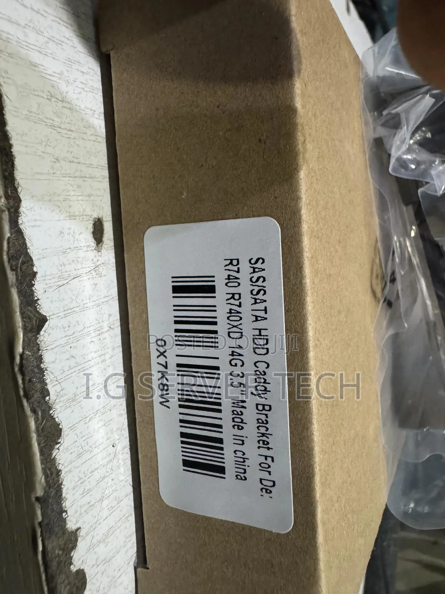 Dell X7k8w 3.5" Caddy Tray for R750,R760,T640 R760xs 750 740xd