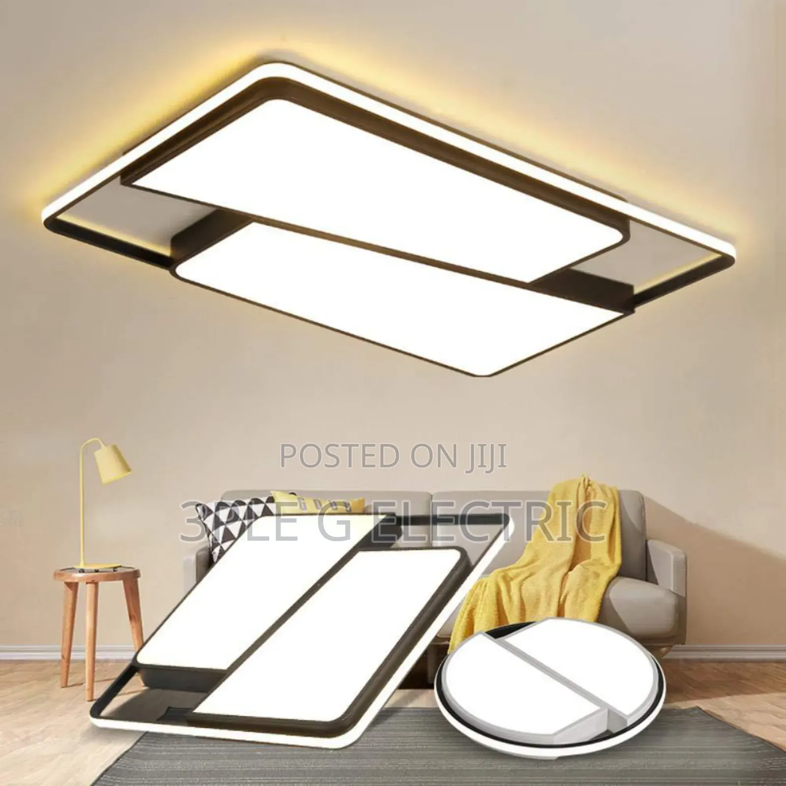 Big Flush Chandelier With Remote Control