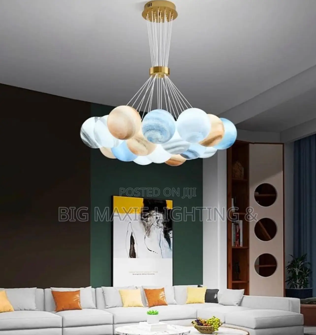 Nordic Living Room Chandelier Modern and Simple Bedroom Lighting