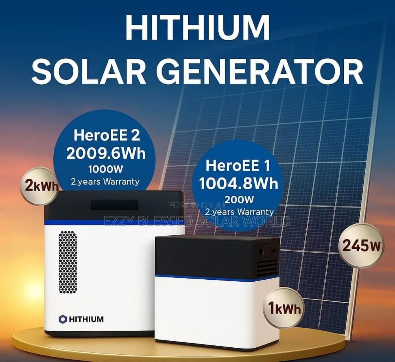 Solar Generator, 1kwh