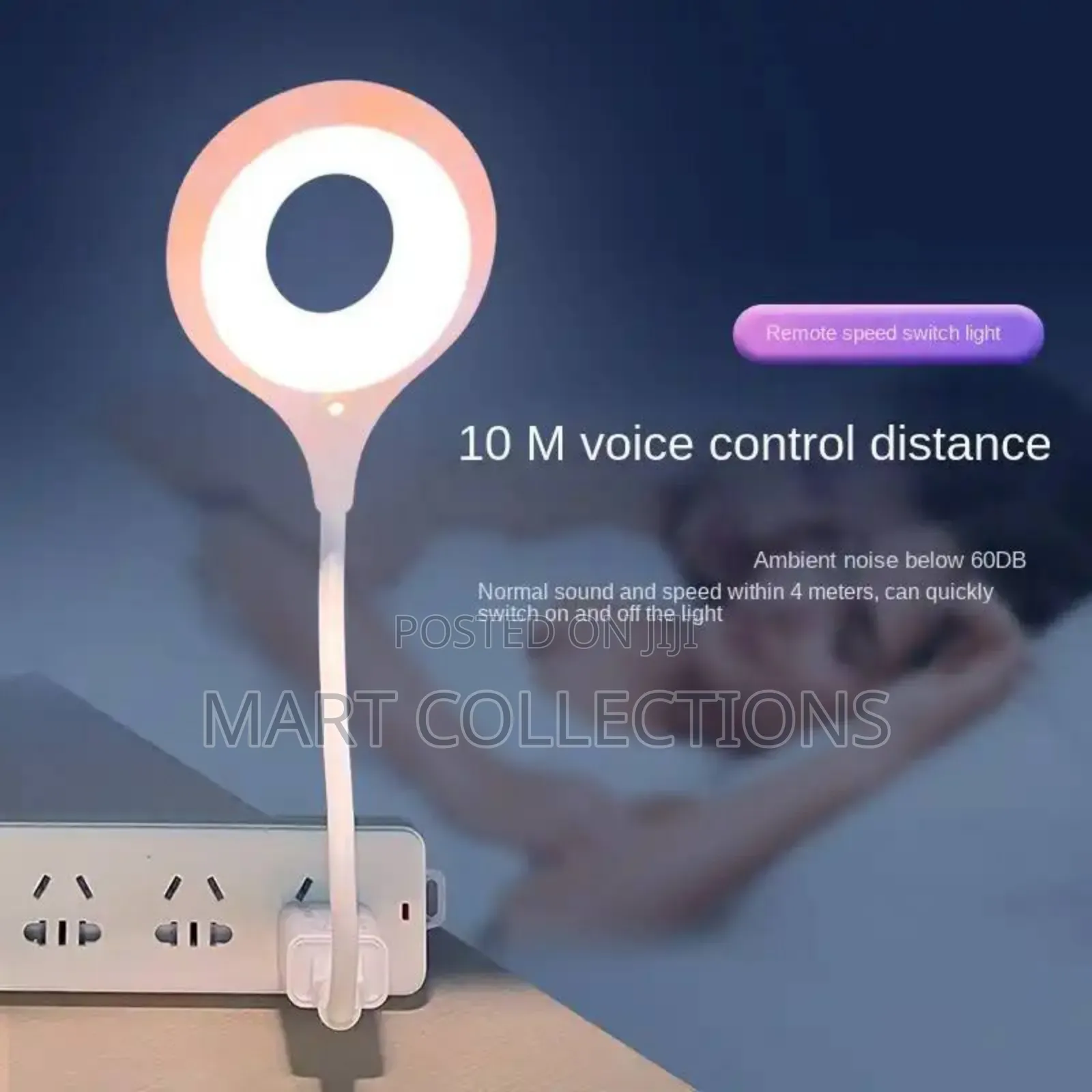 Portable Voice Control Led Light – Usb Cartoon Cat Colour Lamp