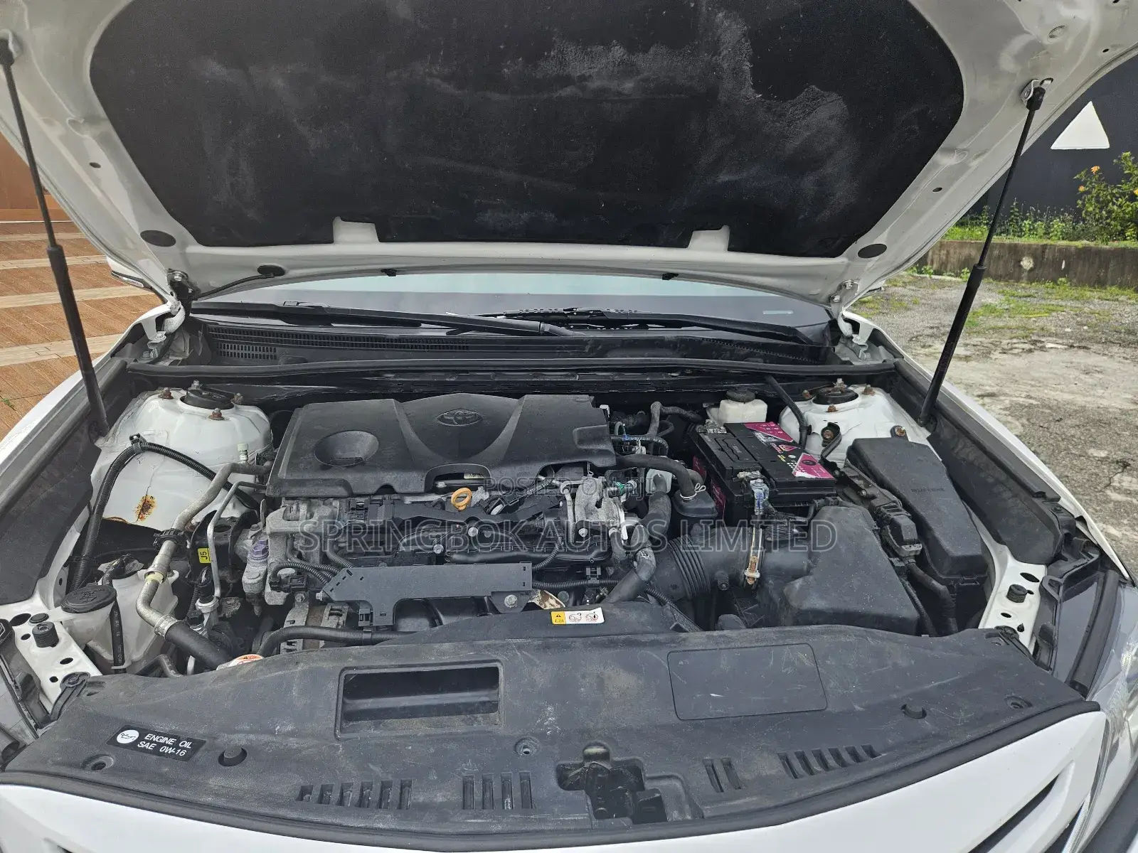Toyota Camry SE (2.5L 4cyl 8A) 2019 White