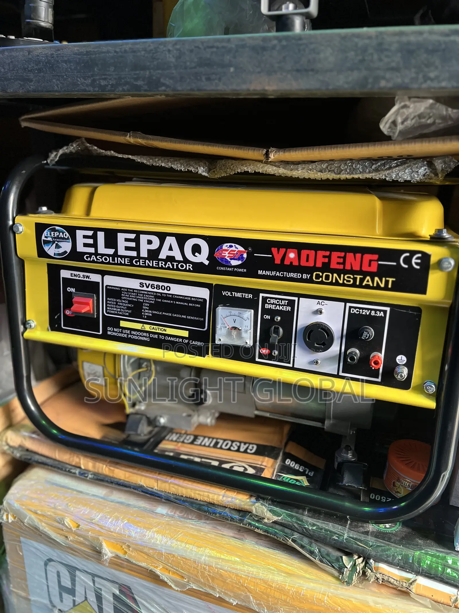Elepaq Petrol Gen 4.5kva