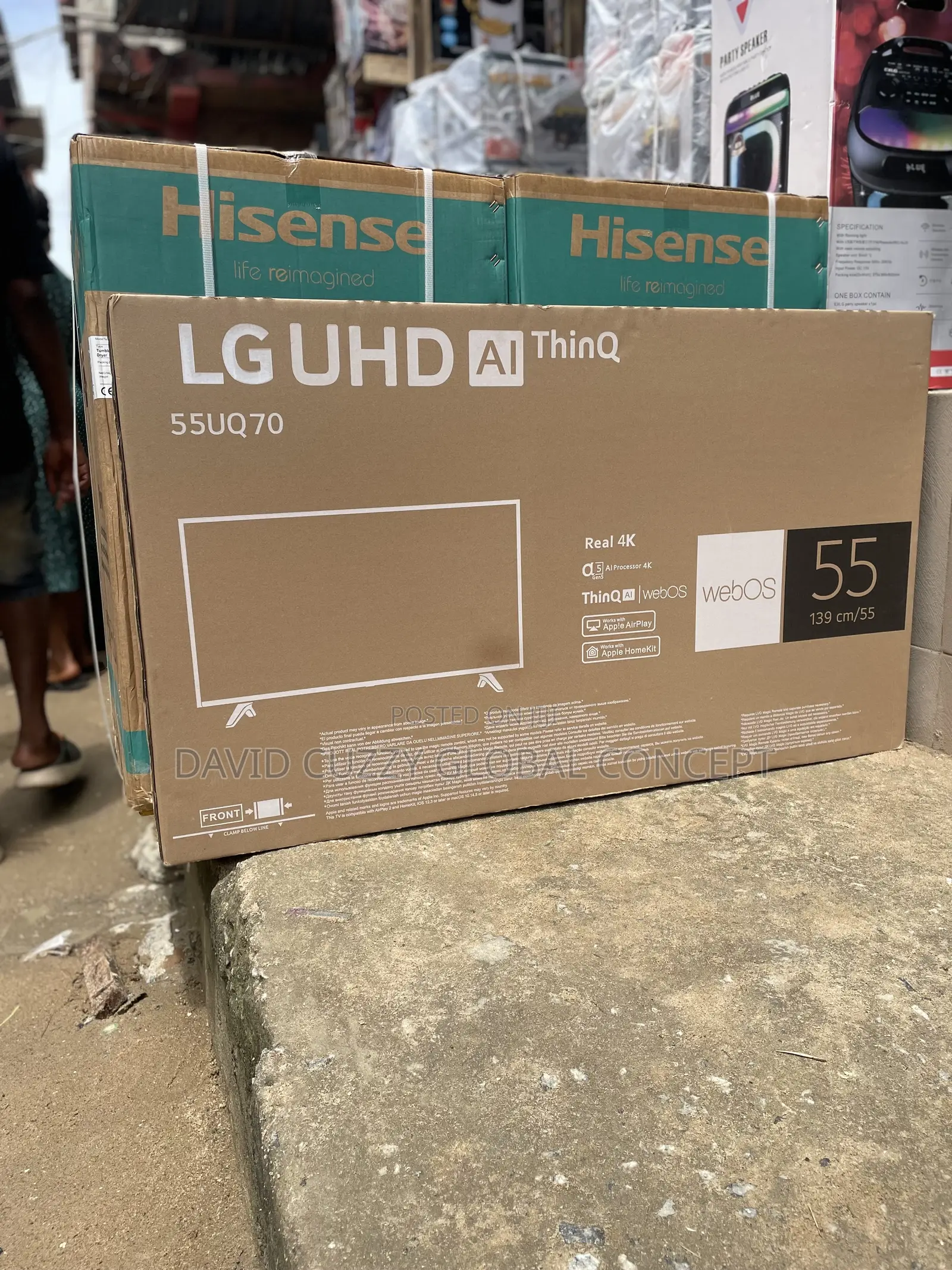 Lg 55 Inches Smart Frameless Tv
