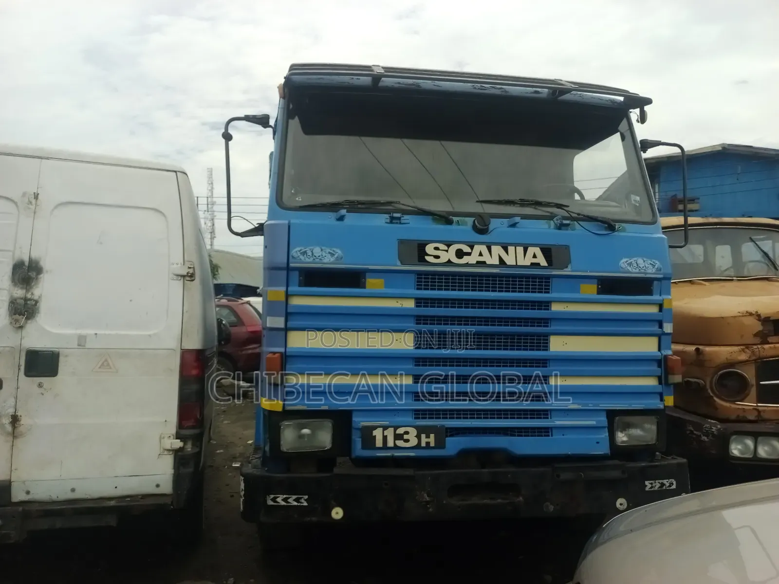 113 Scania Truck (Cab and Chassis) 10 Tyres (Foreign Used)