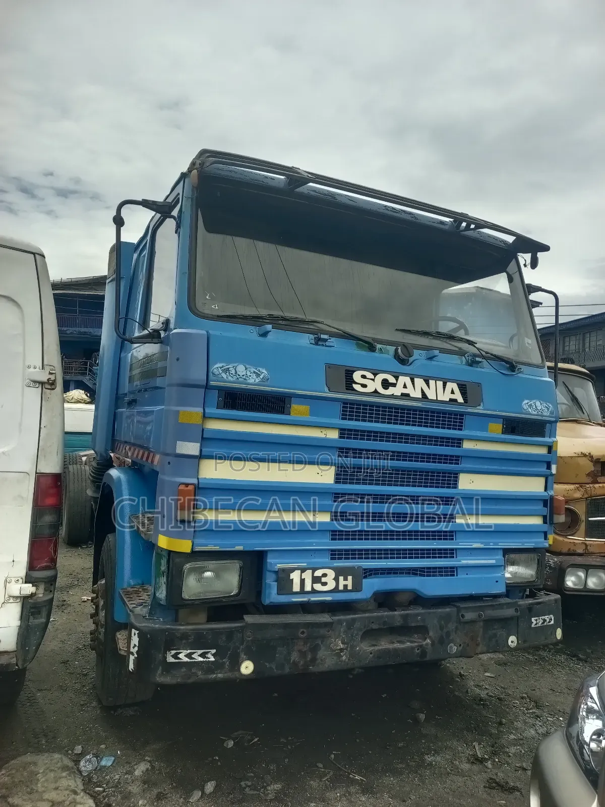 113 Scania Truck (Cab and Chassis) 10 Tyres (Foreign Used)