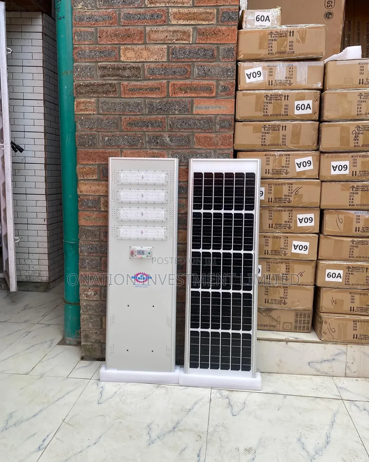 100w Aemem Solar Street Light