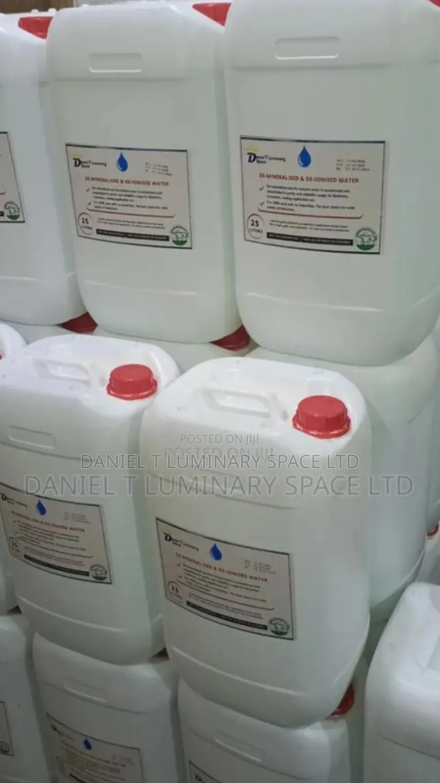Distilled Water for Industrial Use