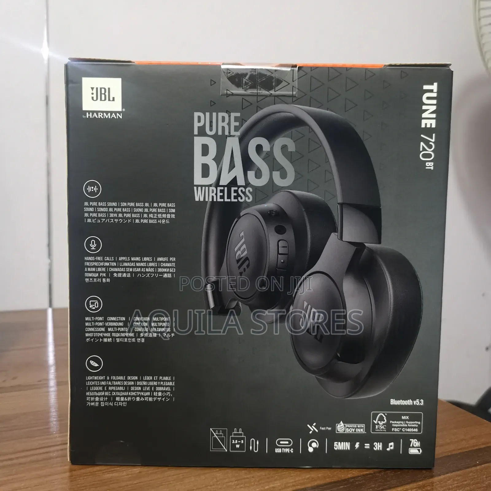 Jbl Tune 720bt Wireless Headphones