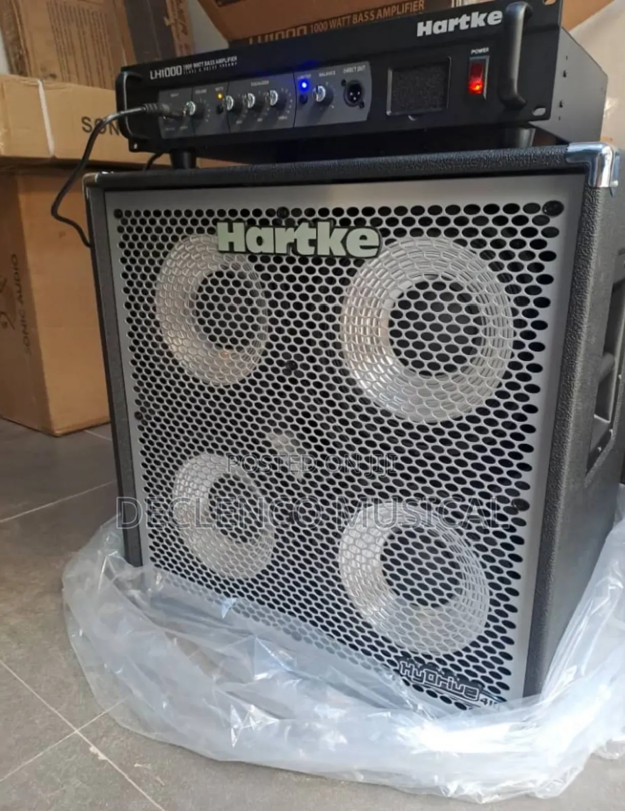 Professional Hartke 410xl Combo With 500watts Bass Amplifier Machine