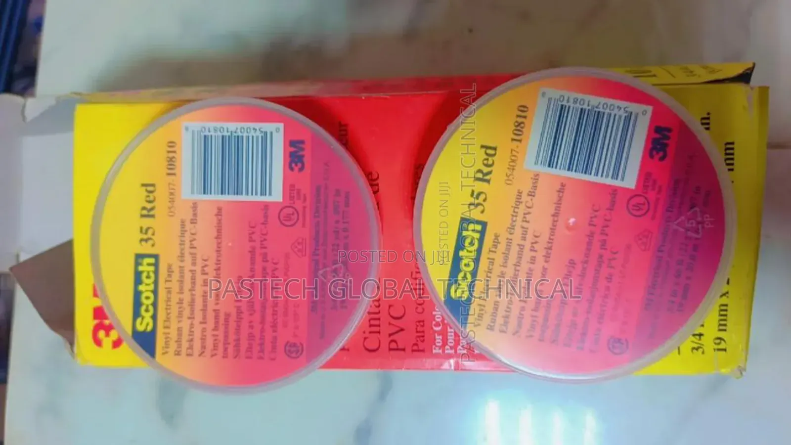 Vinyl Electrical Tape (Scotch 35 Red)