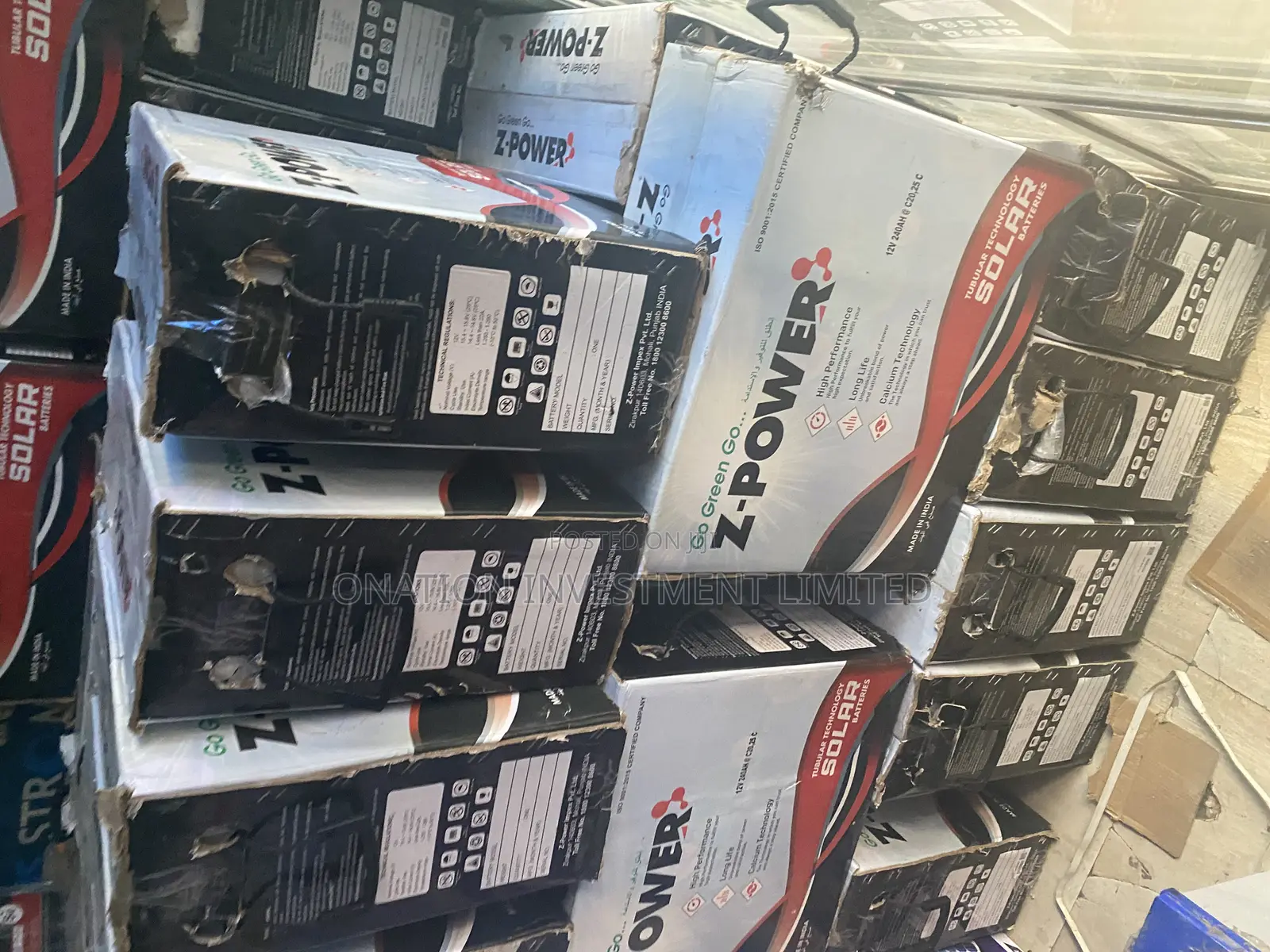 240ah 12v Z-Power Tubular Battery