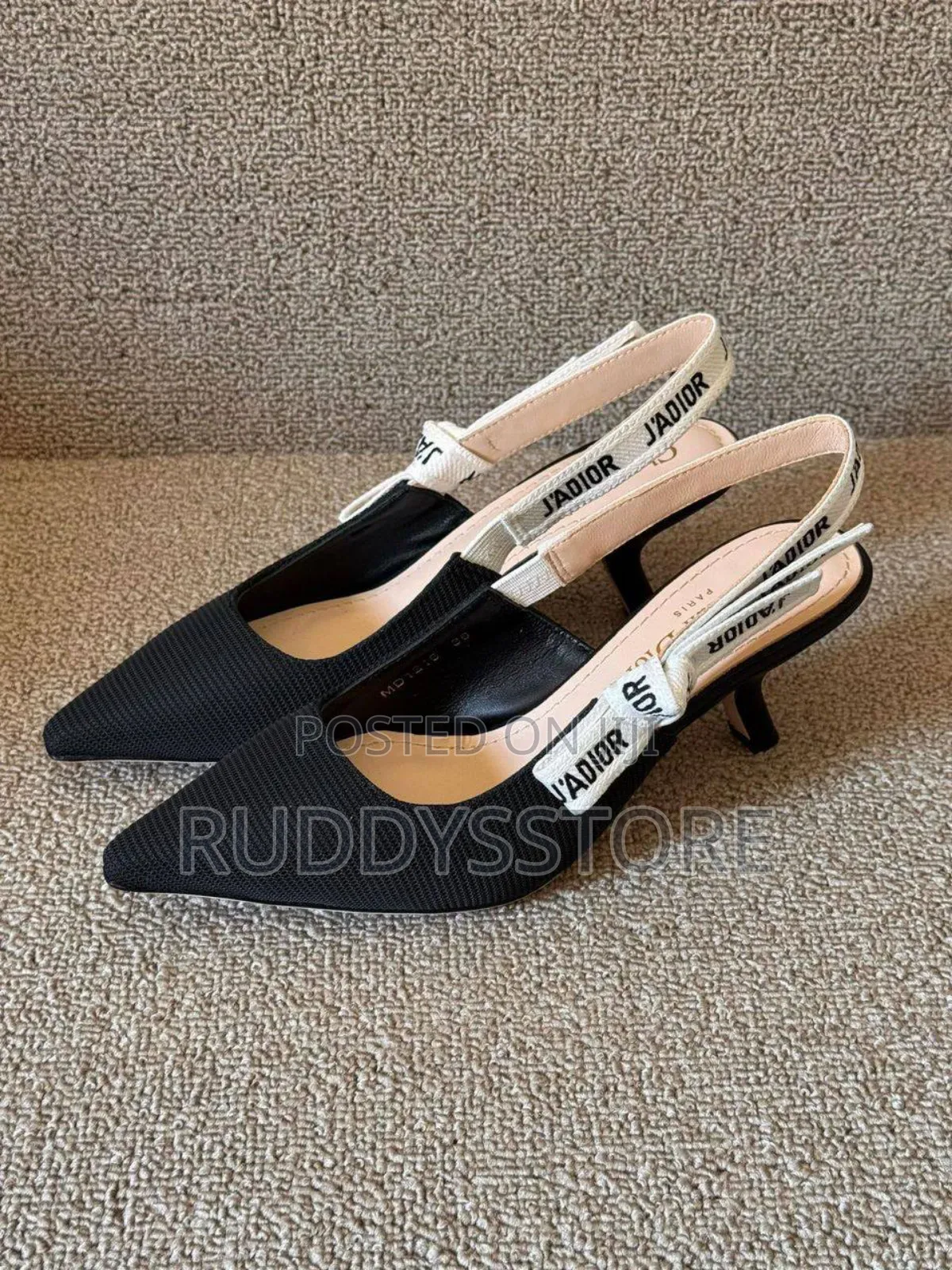 Dior J’Adior Slingback Kitten Heels | Elegant Pointed-Toe Design