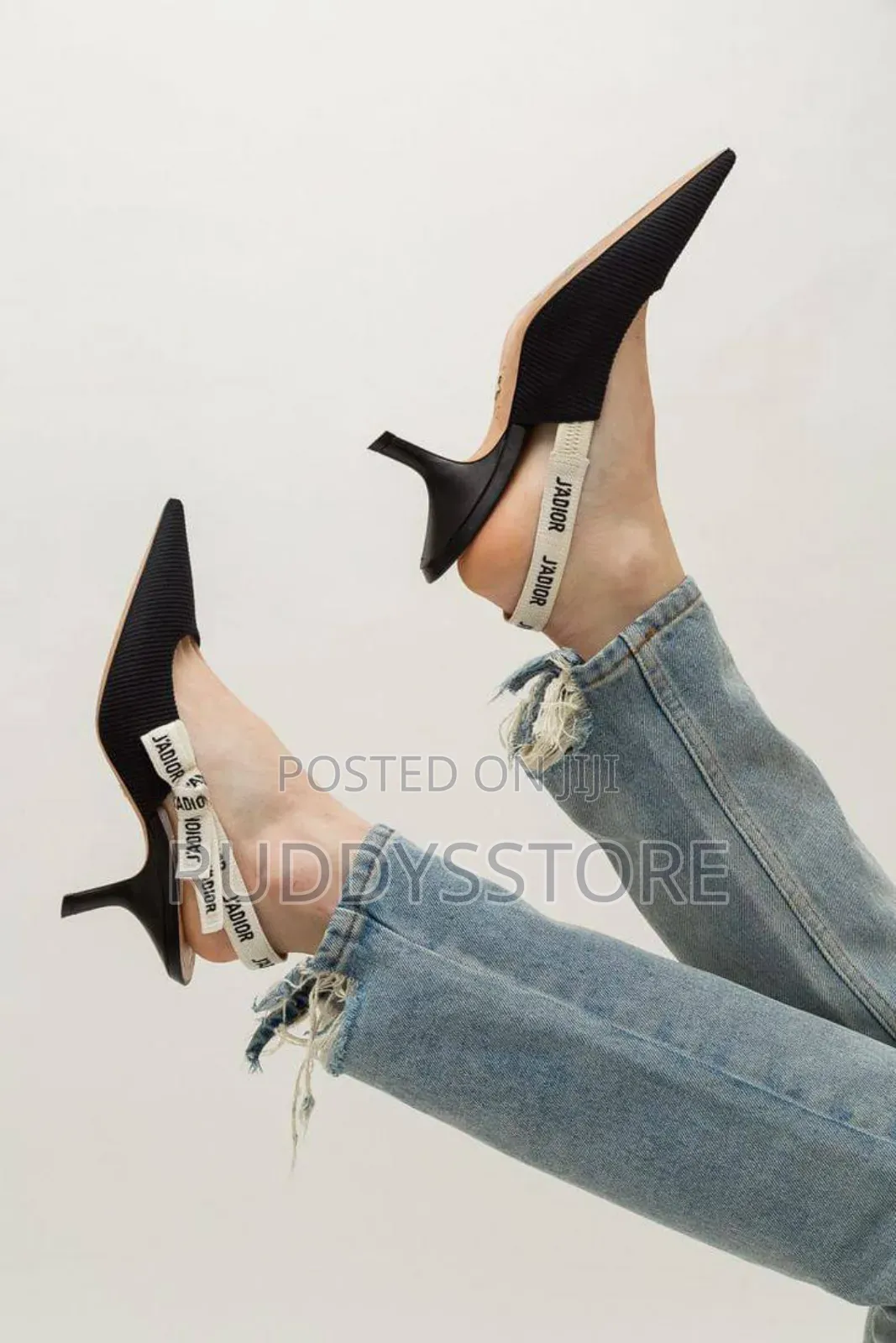 Dior J’Adior Slingback Kitten Heels | Elegant Pointed-Toe Design