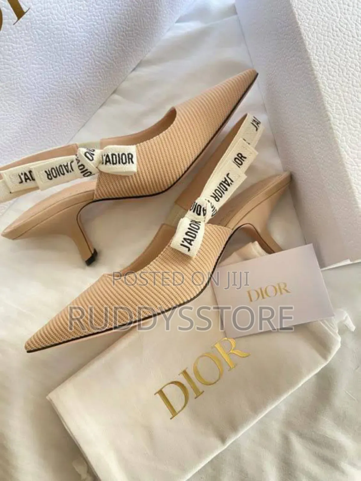 Dior J’Adior Slingback Kitten Heels | Elegant Pointed-Toe Design