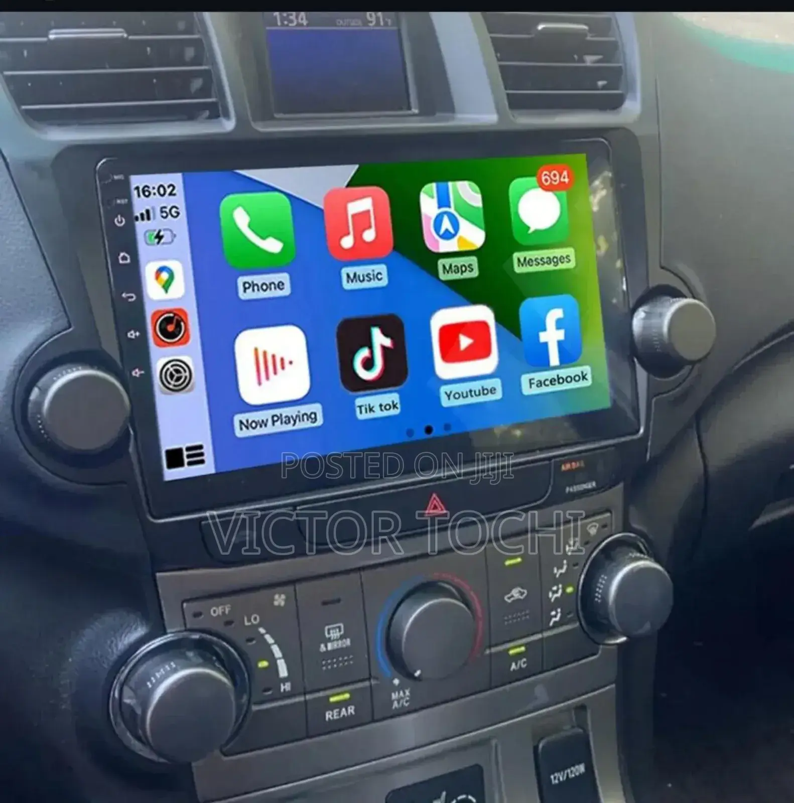 Android Screen Toyota Highlander 2010/ 2012