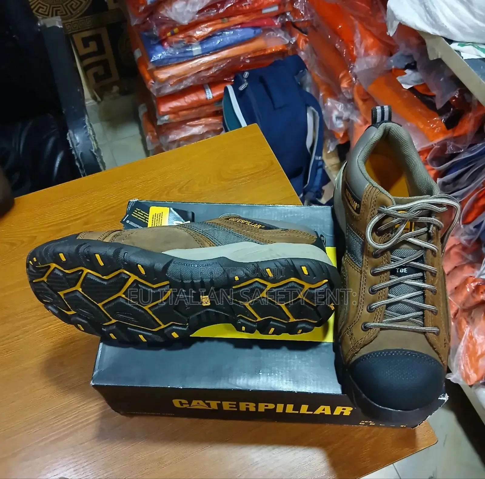 Caterpillar Safety Shoe's