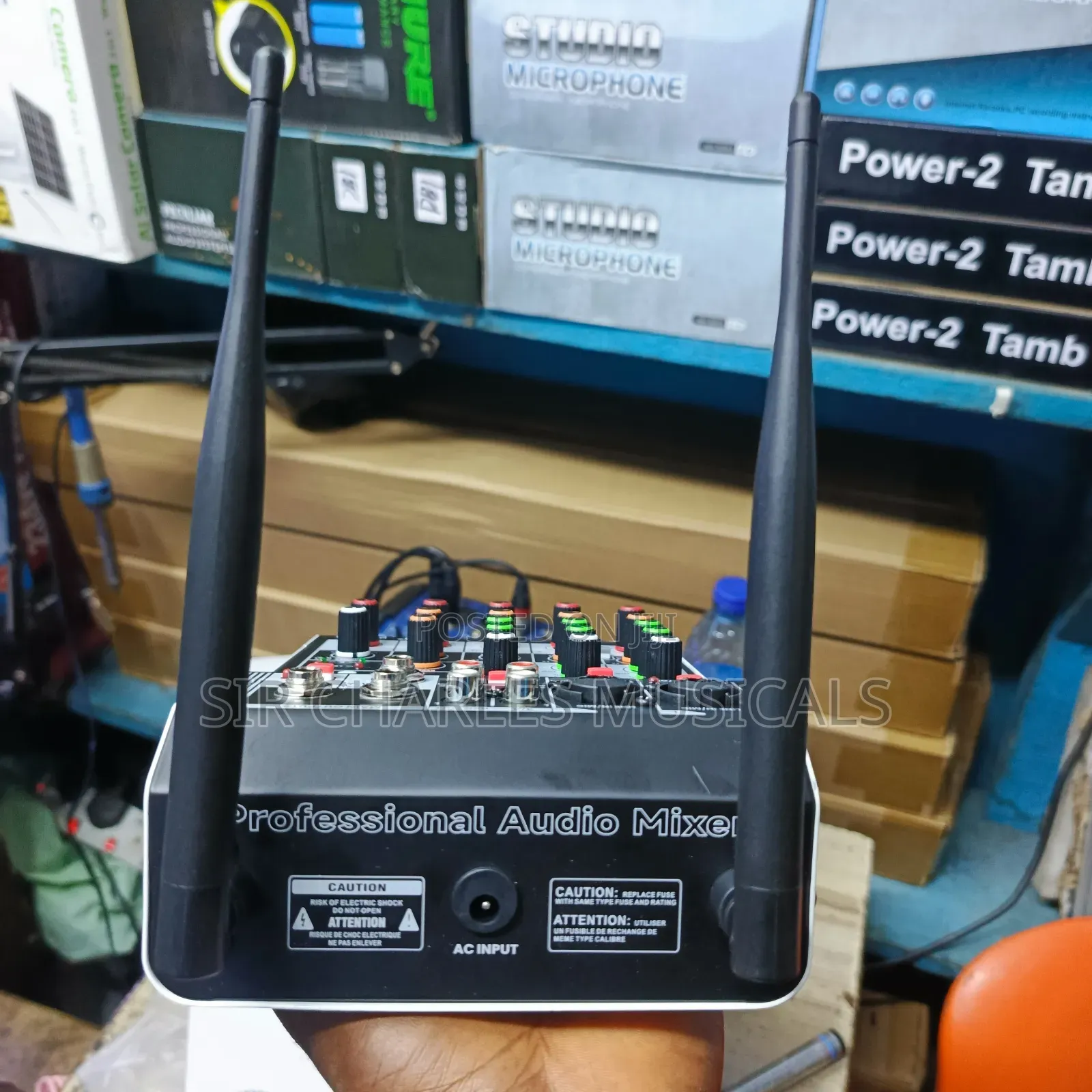 High Quality Imc 4 Channel Mixer With Wireless Microphone