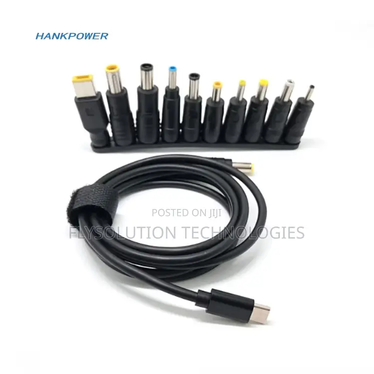 65w Type C Usb-C to Dc 20v Pd Laptop Charger 10 Sets Adapters
