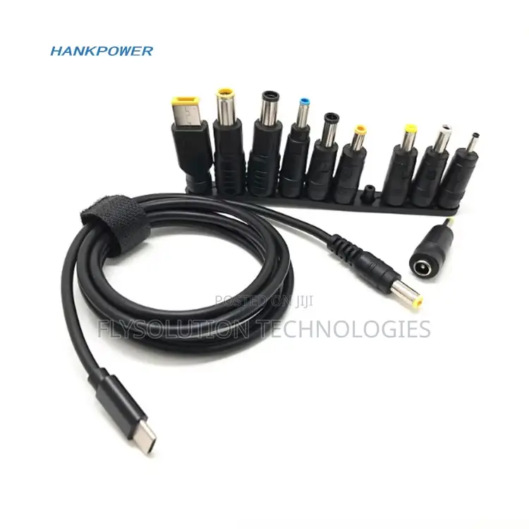 65w Type C Usb-C to Dc 20v Pd Laptop Charger 10 Sets Adapters