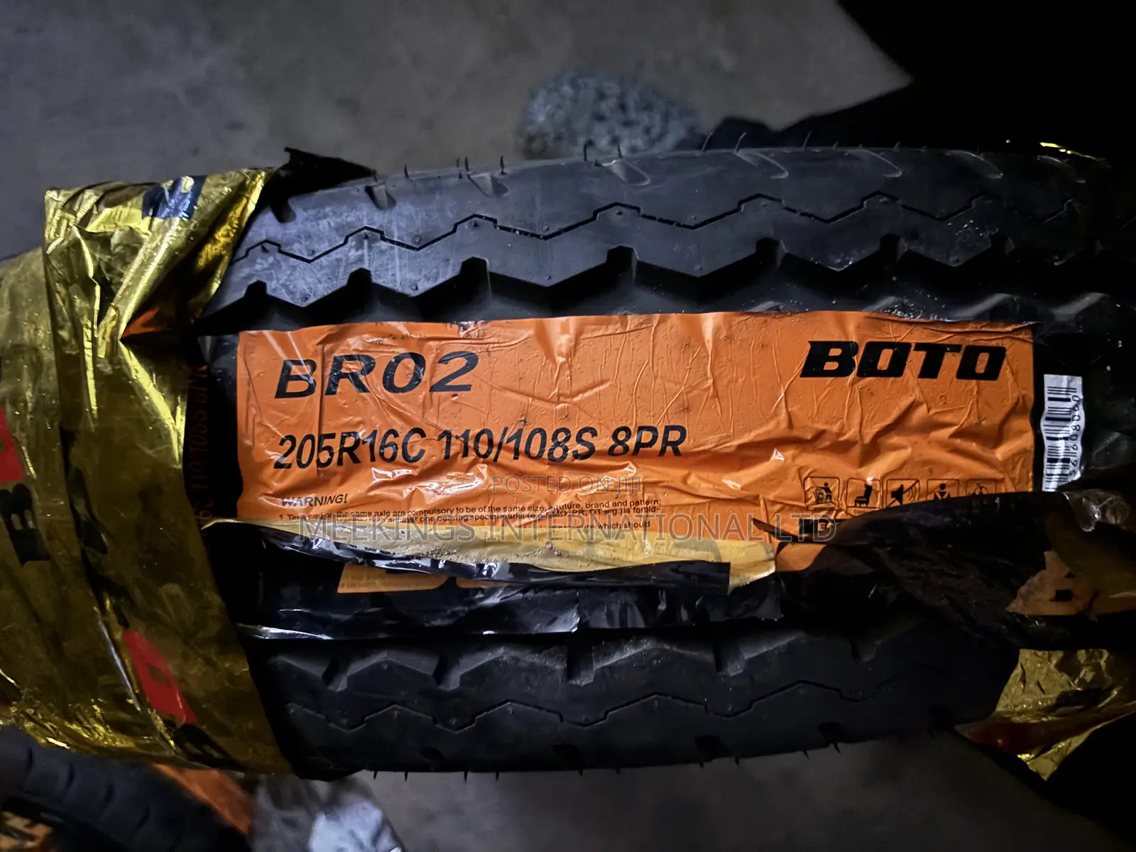 Brand New 205r16c Boto Tyre