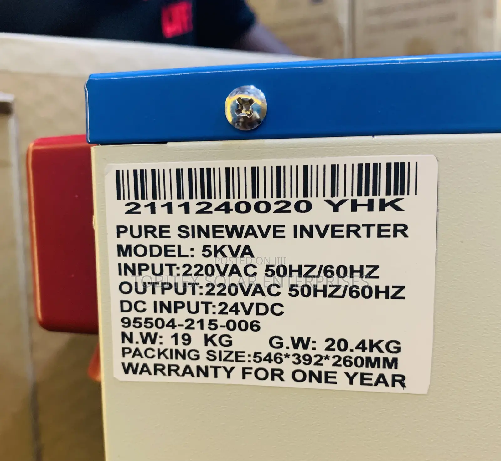 Yohako Solar Inverter 5kva 24v Promo