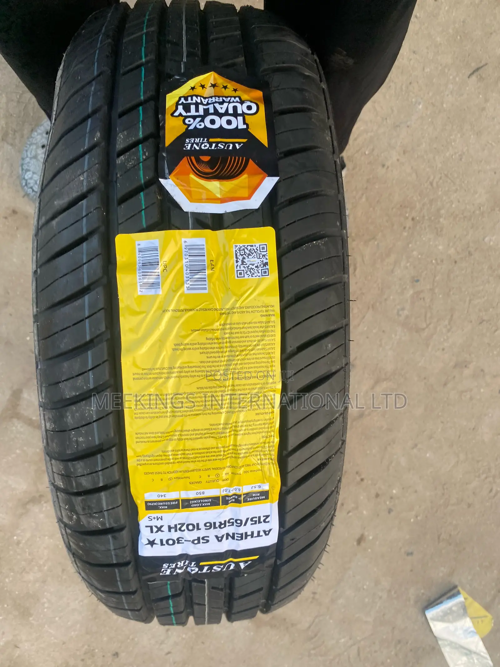 Brand New 215/65r16 Austone Tyre