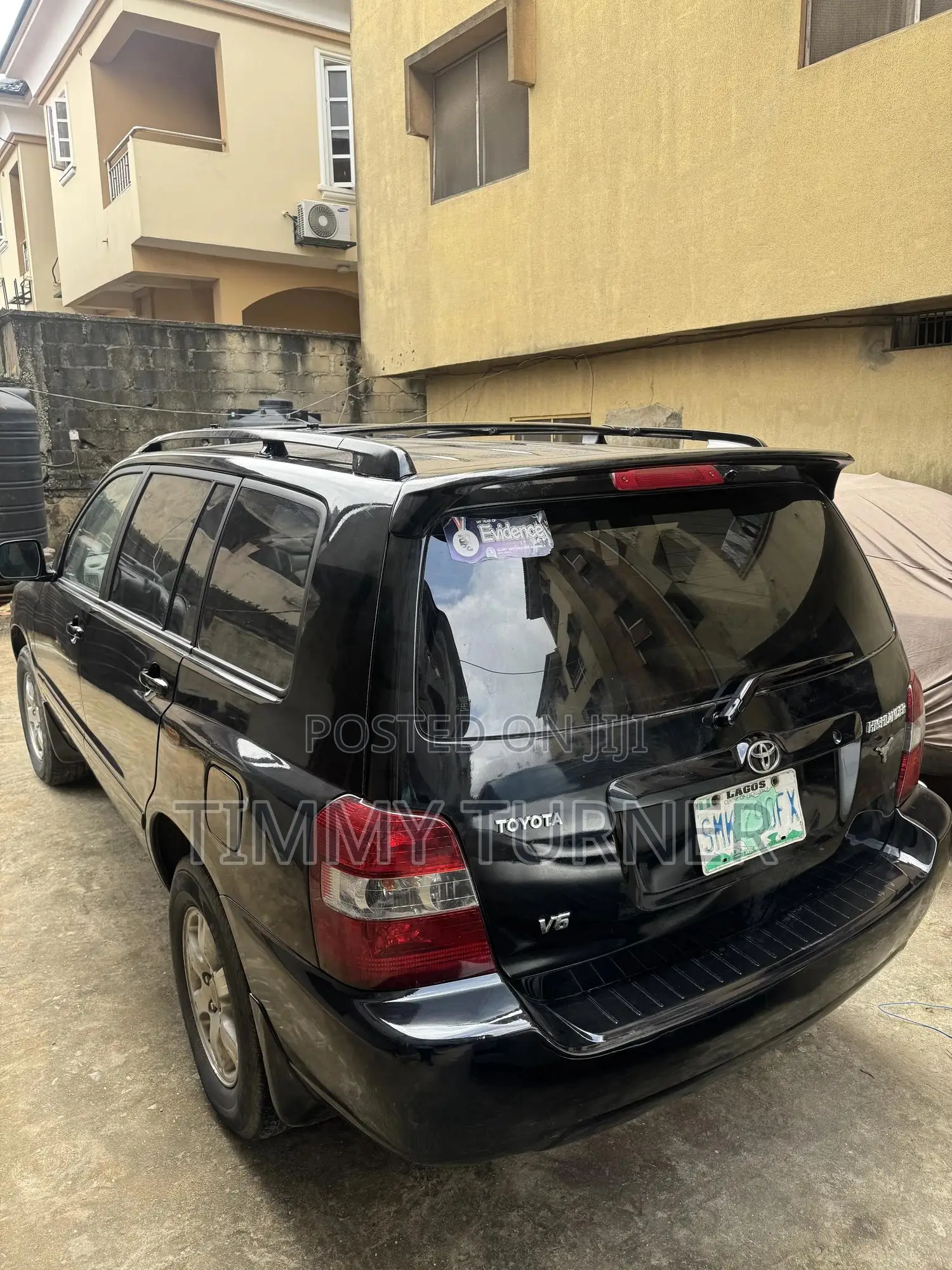 Toyota Highlander V6 2006 Black