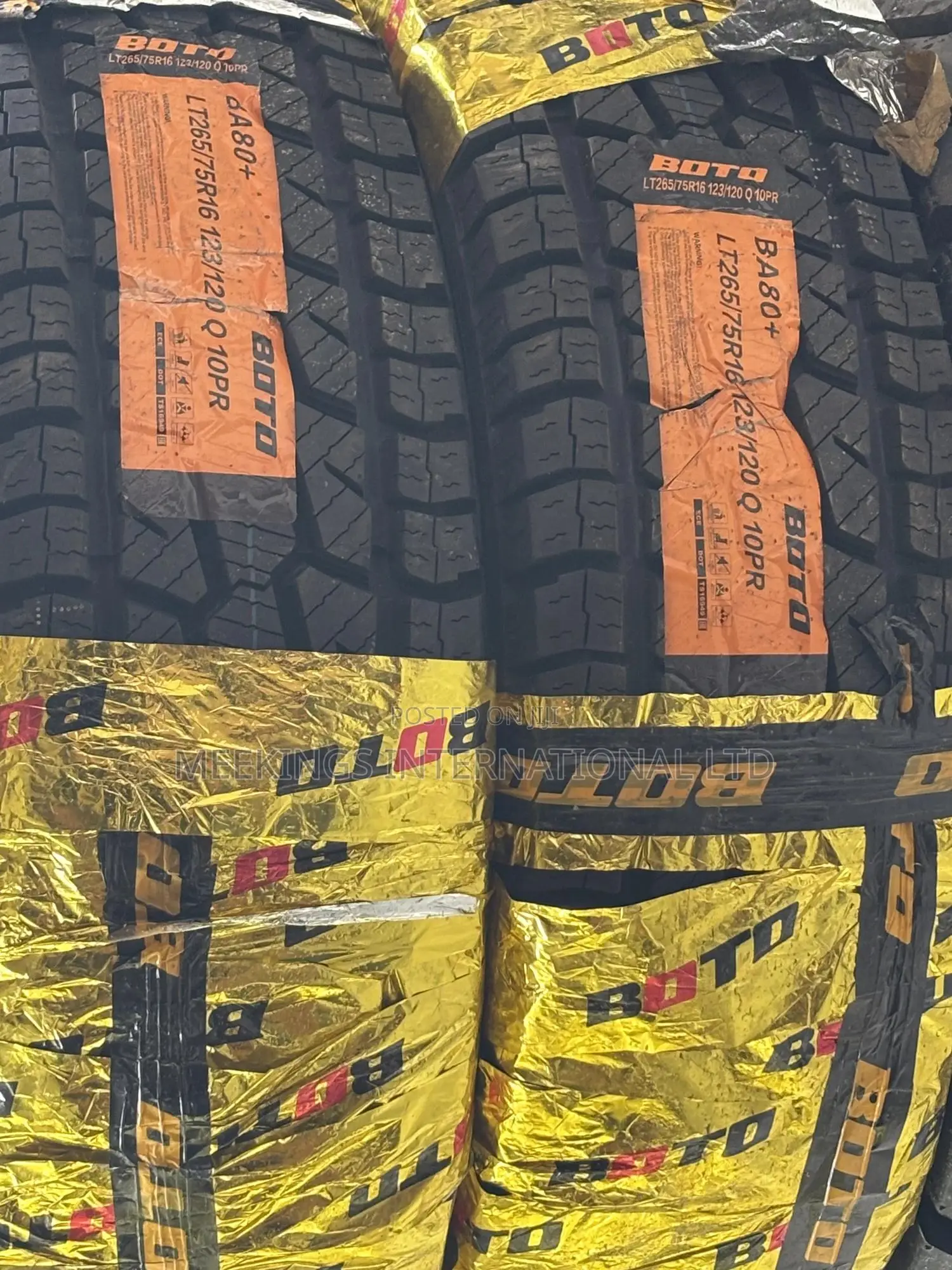 Brand New 265/75r16 Boto Tyre