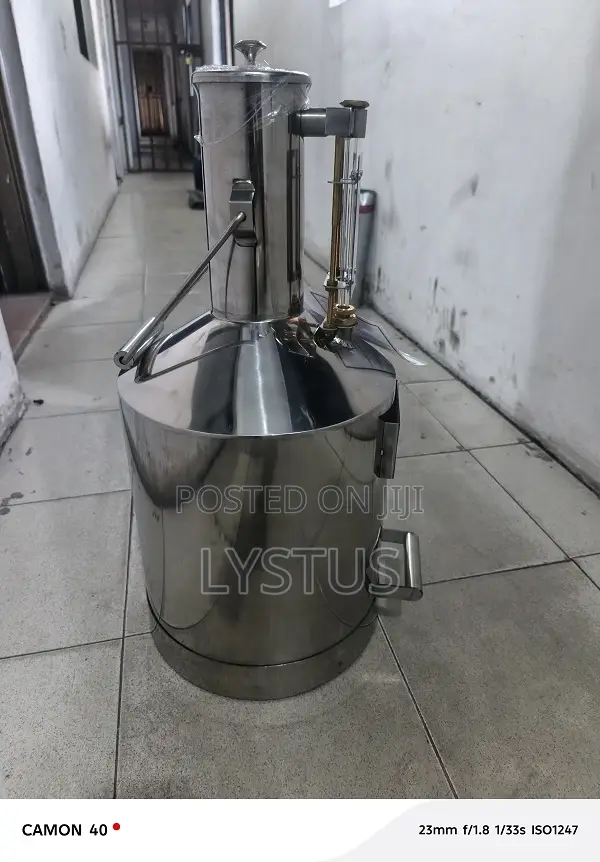 20 Liters Stainless Steel Measuring, Calibration Dispenser Can