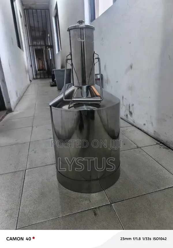 20 Liters Stainless Steel Measuring, Calibration Dispenser Can