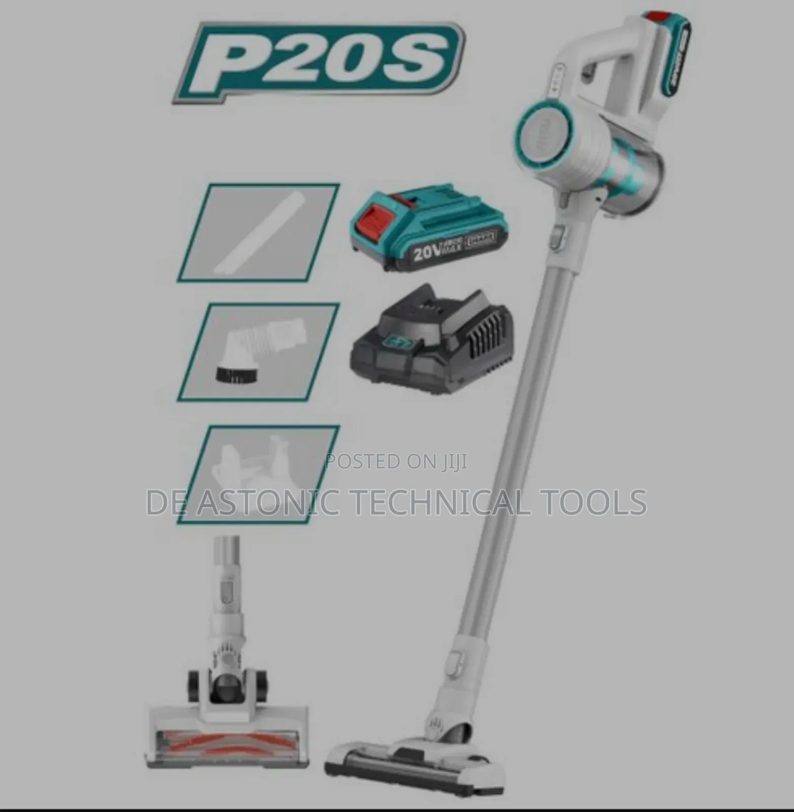 Total Cordless Cyclone Vacuum Cleaner 0.8l