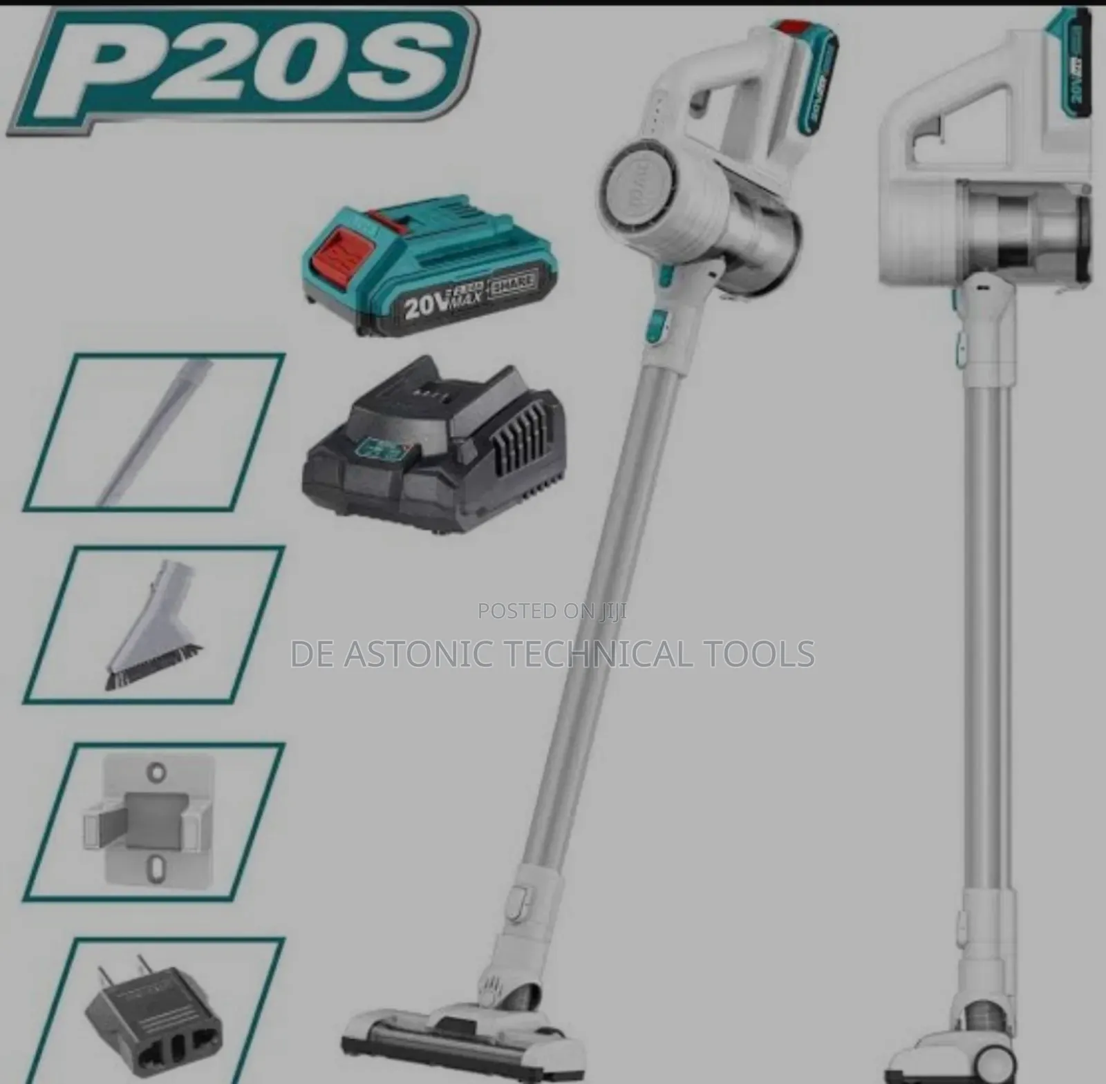 Total Cordless Cyclone Vacuum Cleaner 0.8l