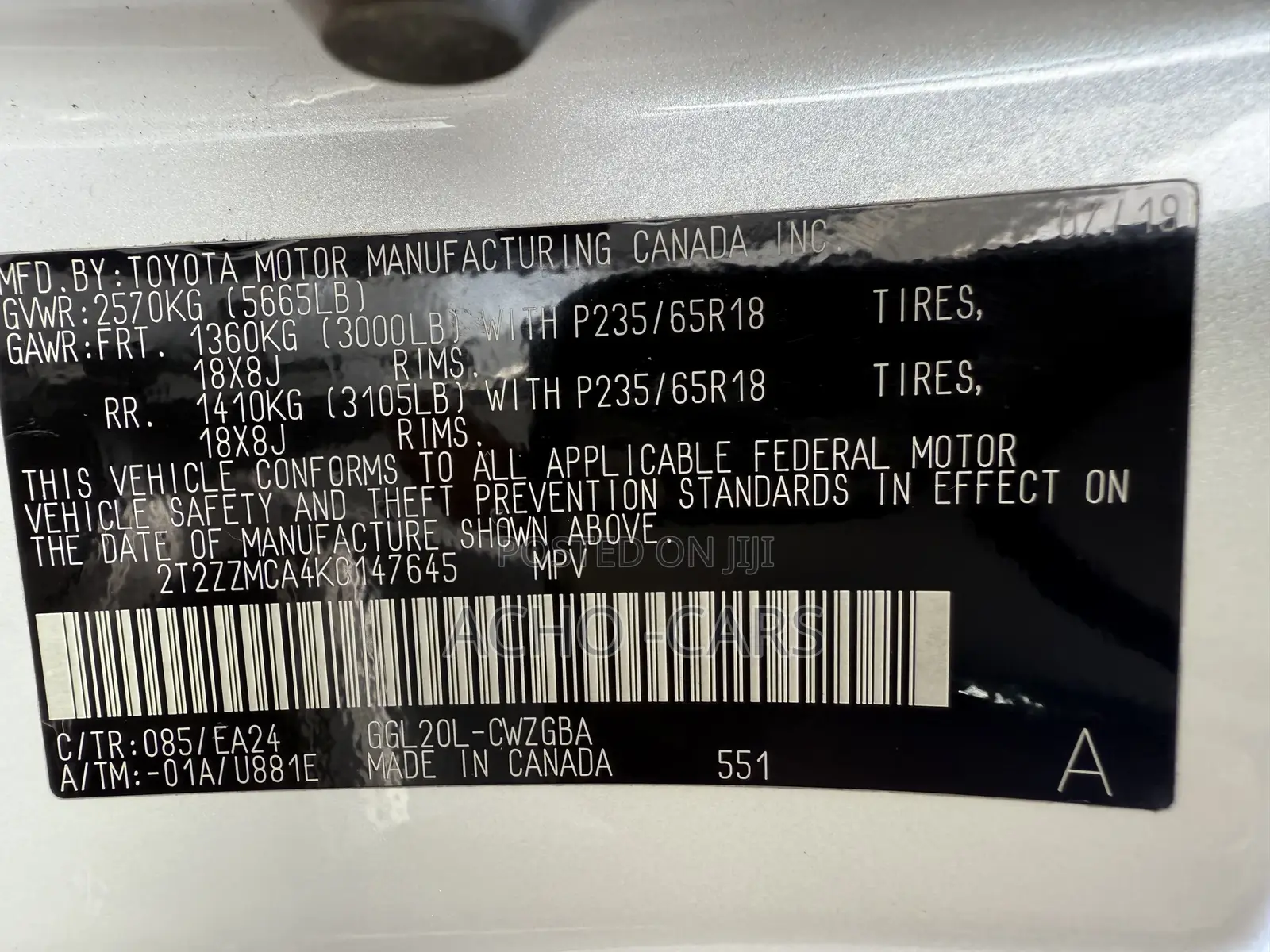 Lexus RX 2020 White