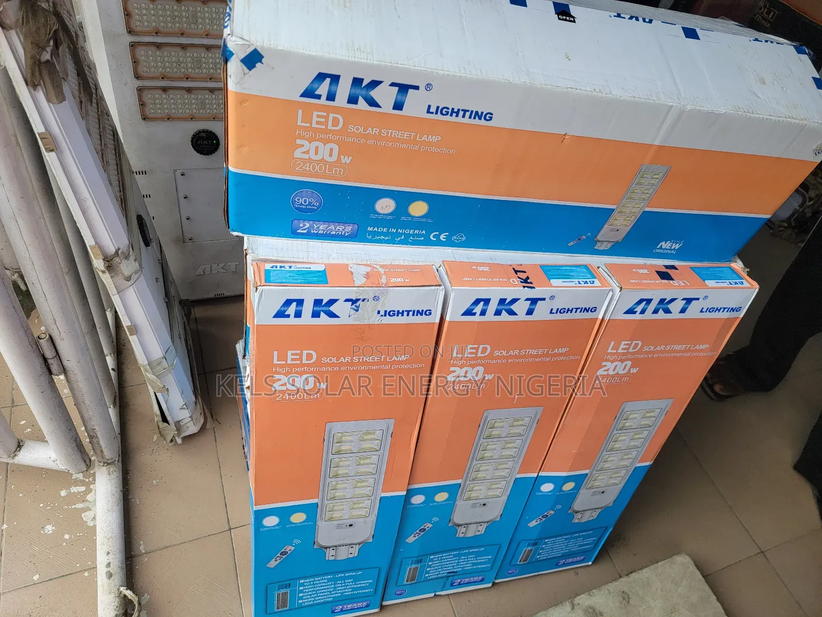 Akt Solar Street Lights 200watts