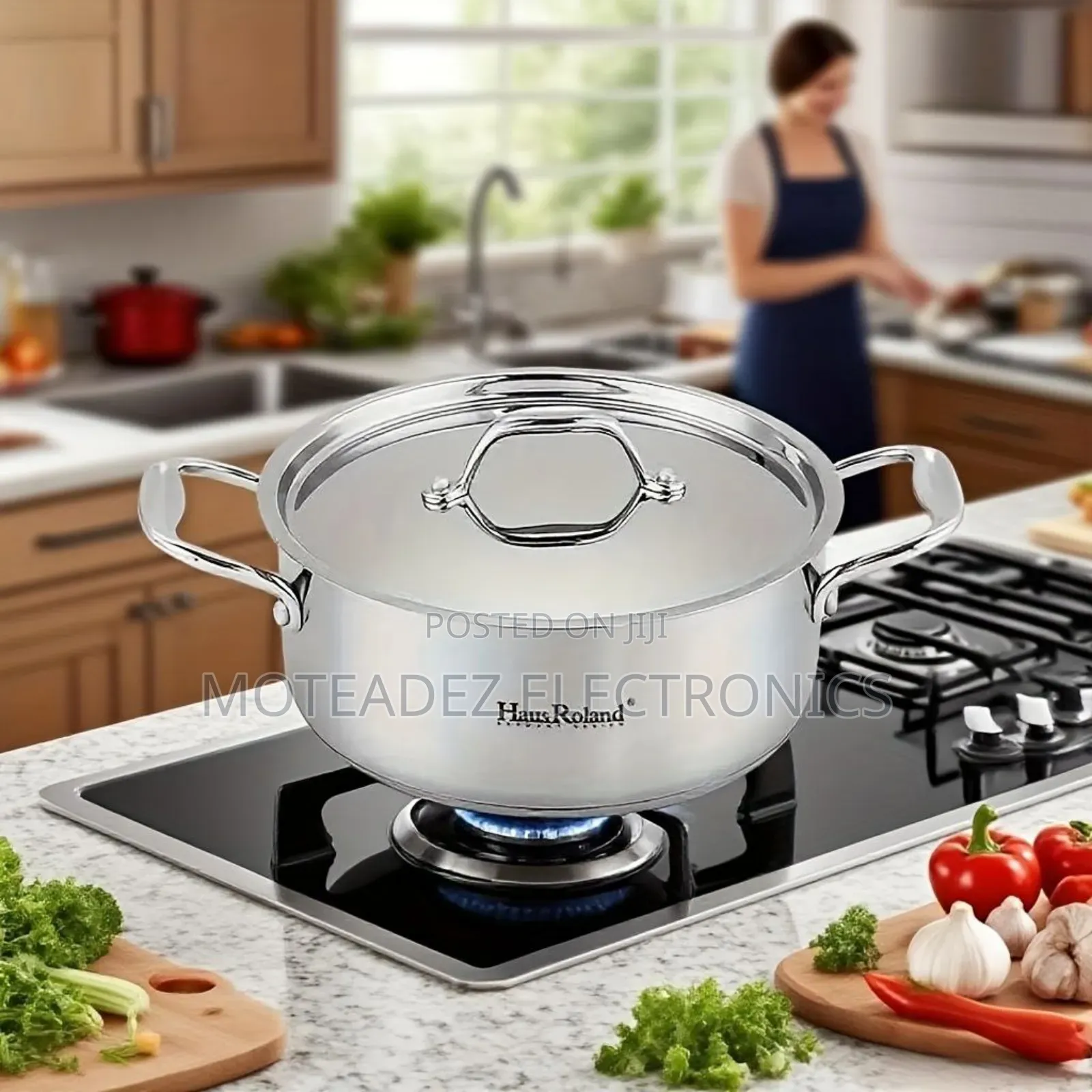 3pcs Haus Roland High Quality Stainless Steel Non-Stick Cookware Sets