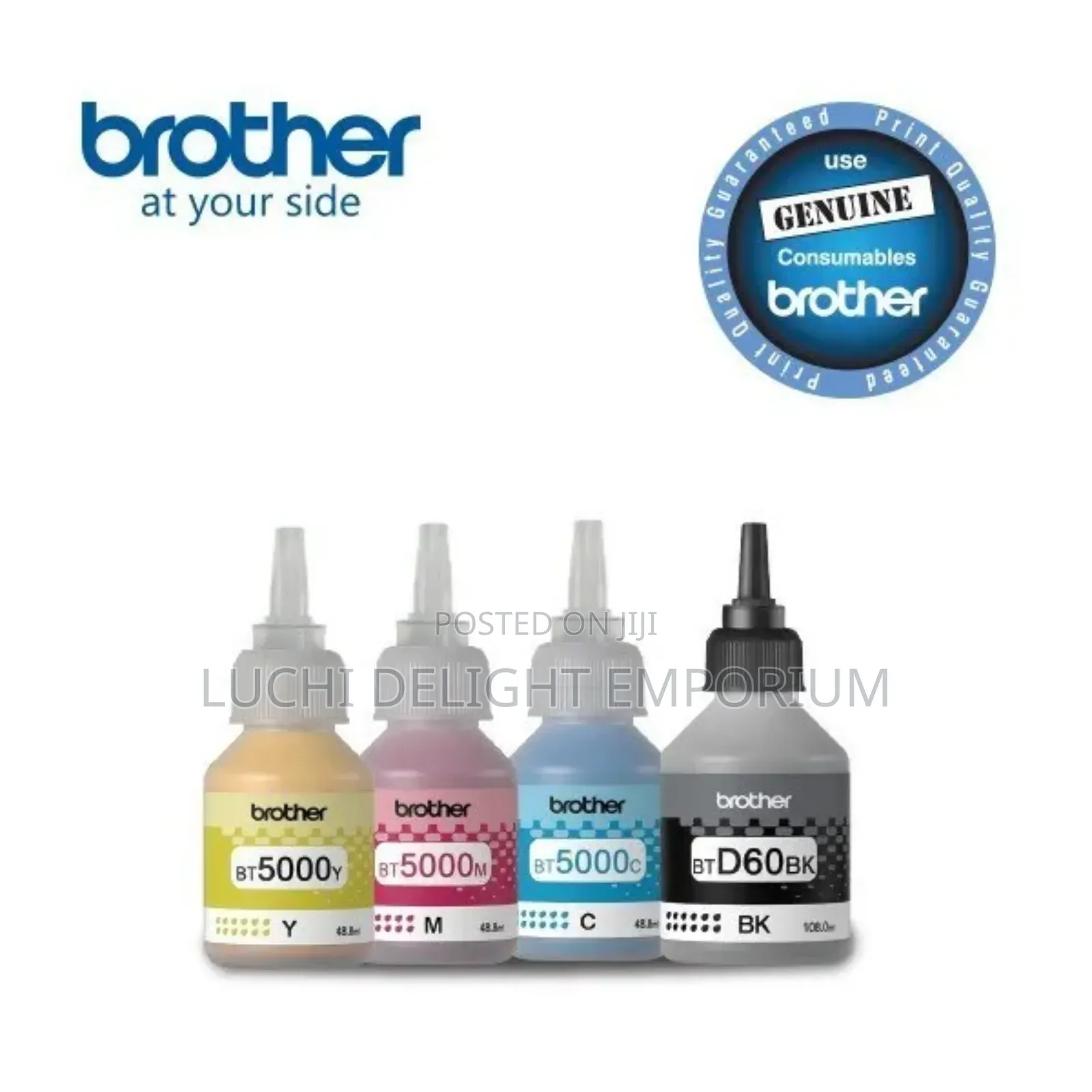 Brother Genuine Ink Set for DCP-T310/220/420/720/ (Bt-D60/5000cmy)