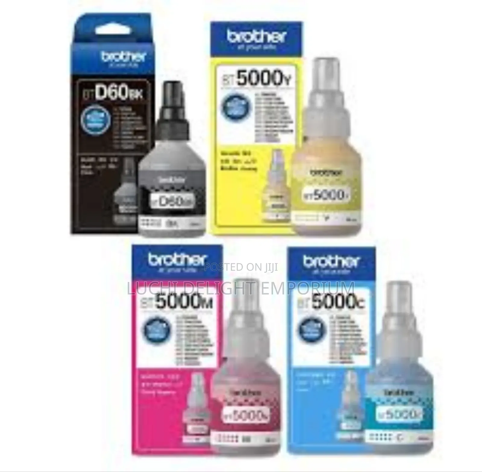 Brother Genuine Ink Set for DCP-T310/220/420/720/ (Bt-D60/5000cmy)