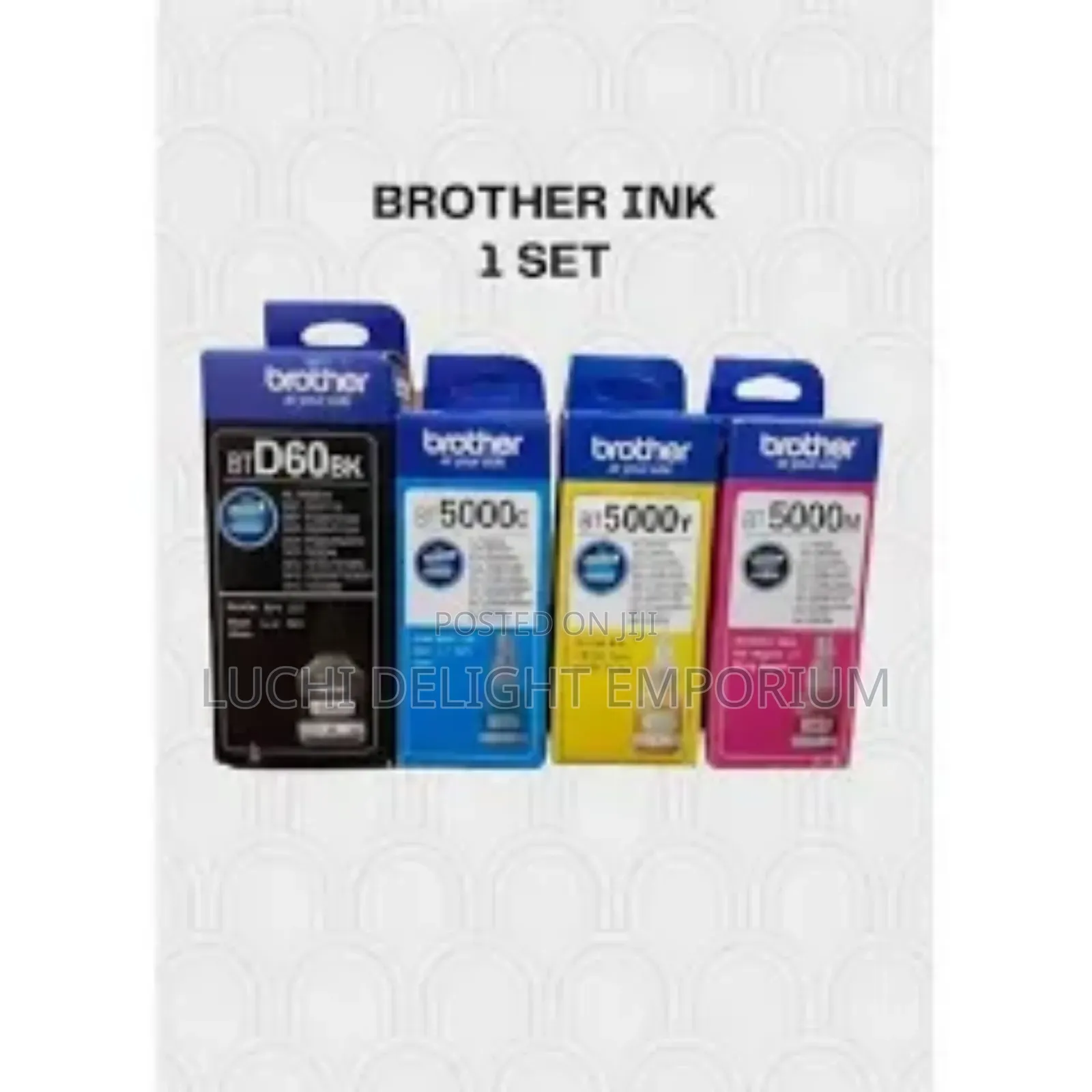 Brother Genuine Ink Set for DCP-T310/220/420/720/ (Bt-D60/5000cmy)