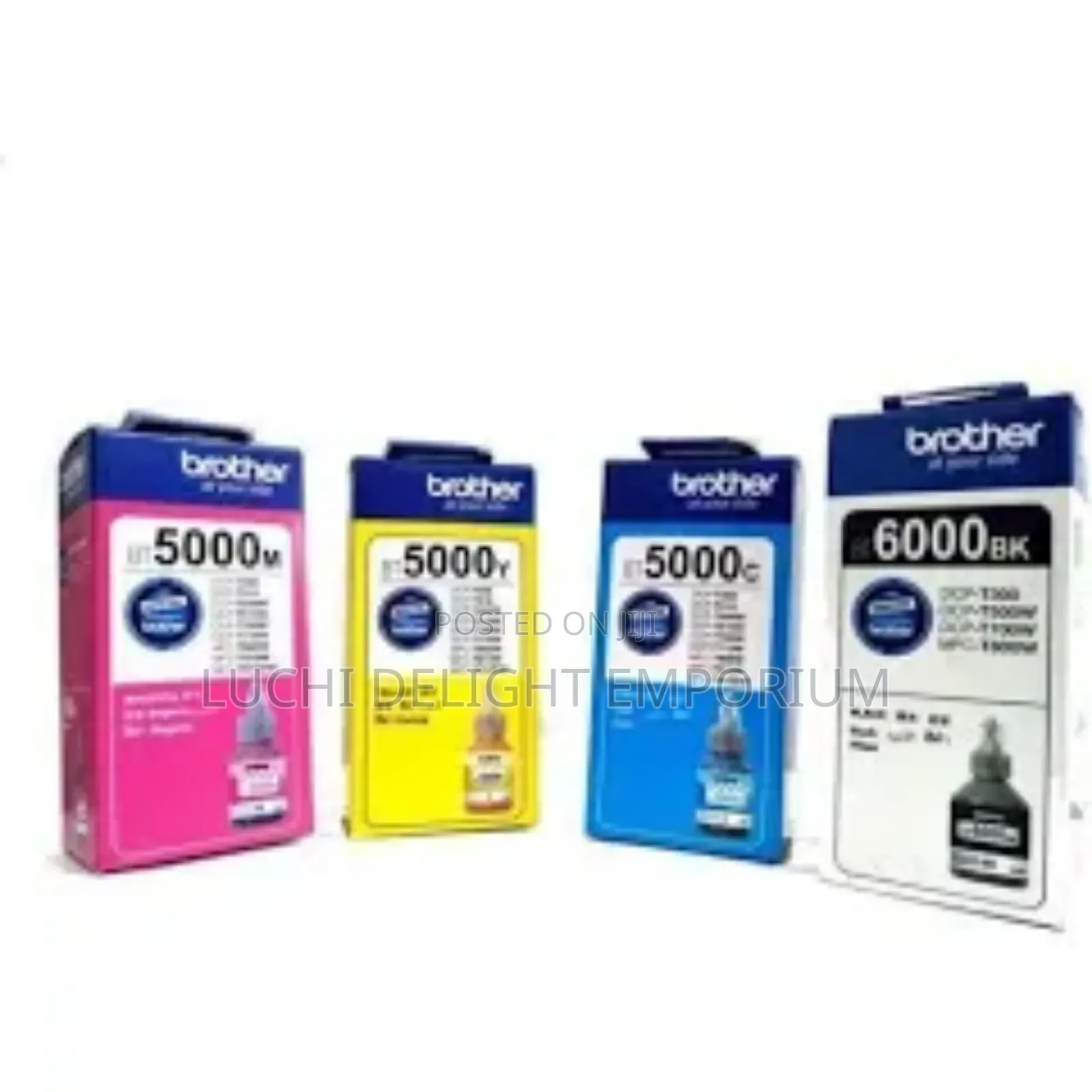 Brother Bt 6000 Black + Bt 5000 Cyan / Magenta / Yellow Genuine Ink