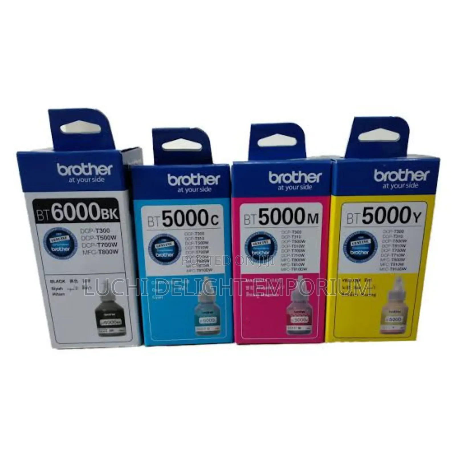 Brother Bt 6000 Black + Bt 5000 Cyan / Magenta / Yellow Genuine Ink