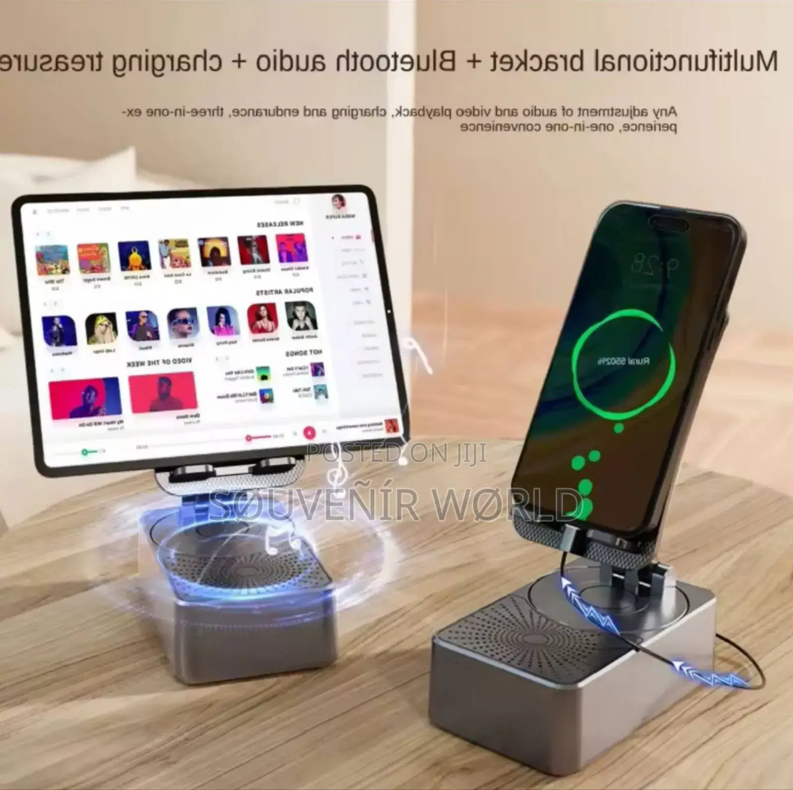 3 in 1 Mobile Phone Bracket Bluetooth