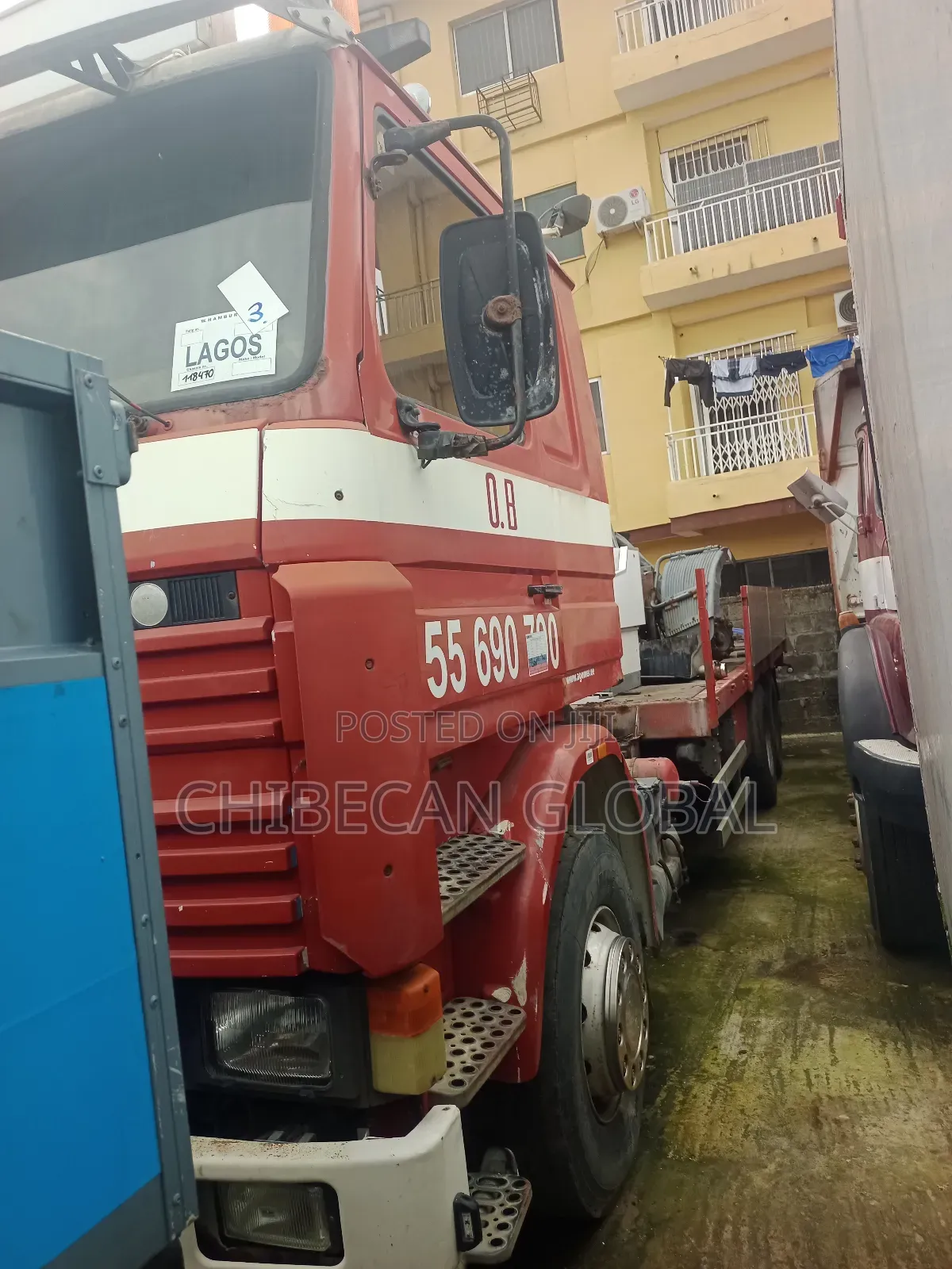 112 Scania Pickup Truck With 10 Tyres (Foreign Used)