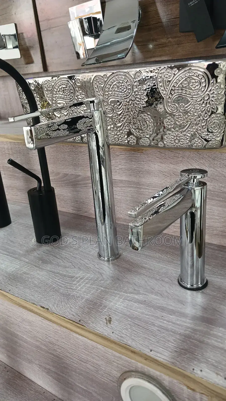 Original Brass Engine Long and Short Mixer Tap